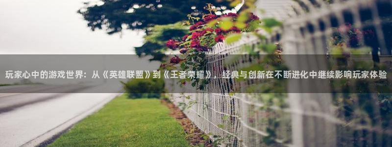 多彩娱乐app下载地址：玩家心中的游戏世界：从《英雄联盟》到