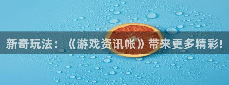 多彩娱乐2登录：新奇玩法：《游戏资讯帐》带来更多精彩!