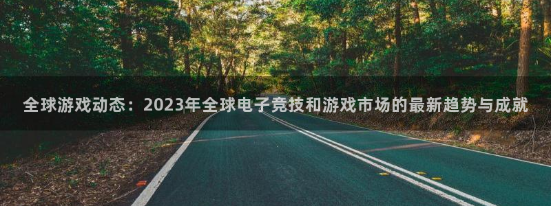 多彩娱乐登录：全球游戏动态：2023年全球电子竞技和游戏市场